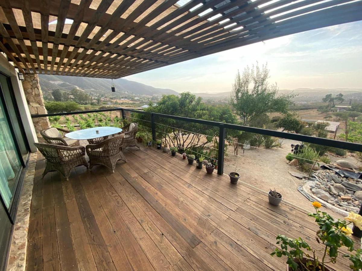 Chalet Nativo - Fabulous Terrace & Vineyard Вальє-де-Гуадалупе Екстер'єр фото